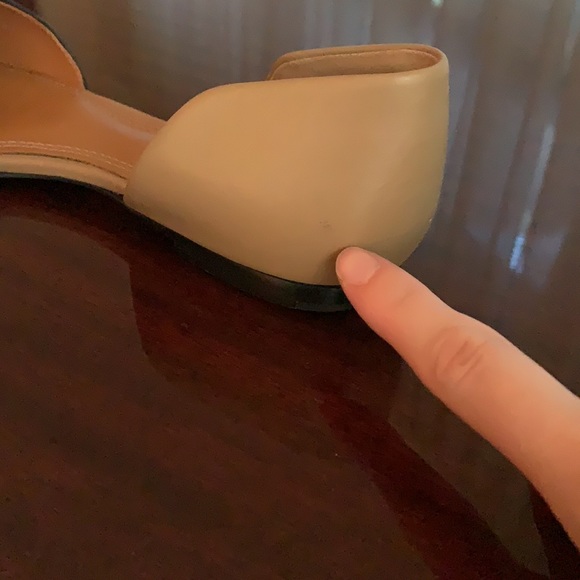 Tory Burch Two-Tone Black / Clay Beige Leather Flats - Picture 14 of 15